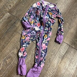 Little Sleepies night Dusk Blooms Floral Pajama 6-12 mo